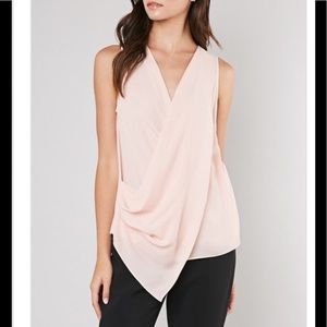 Draped Semi Sheer Top